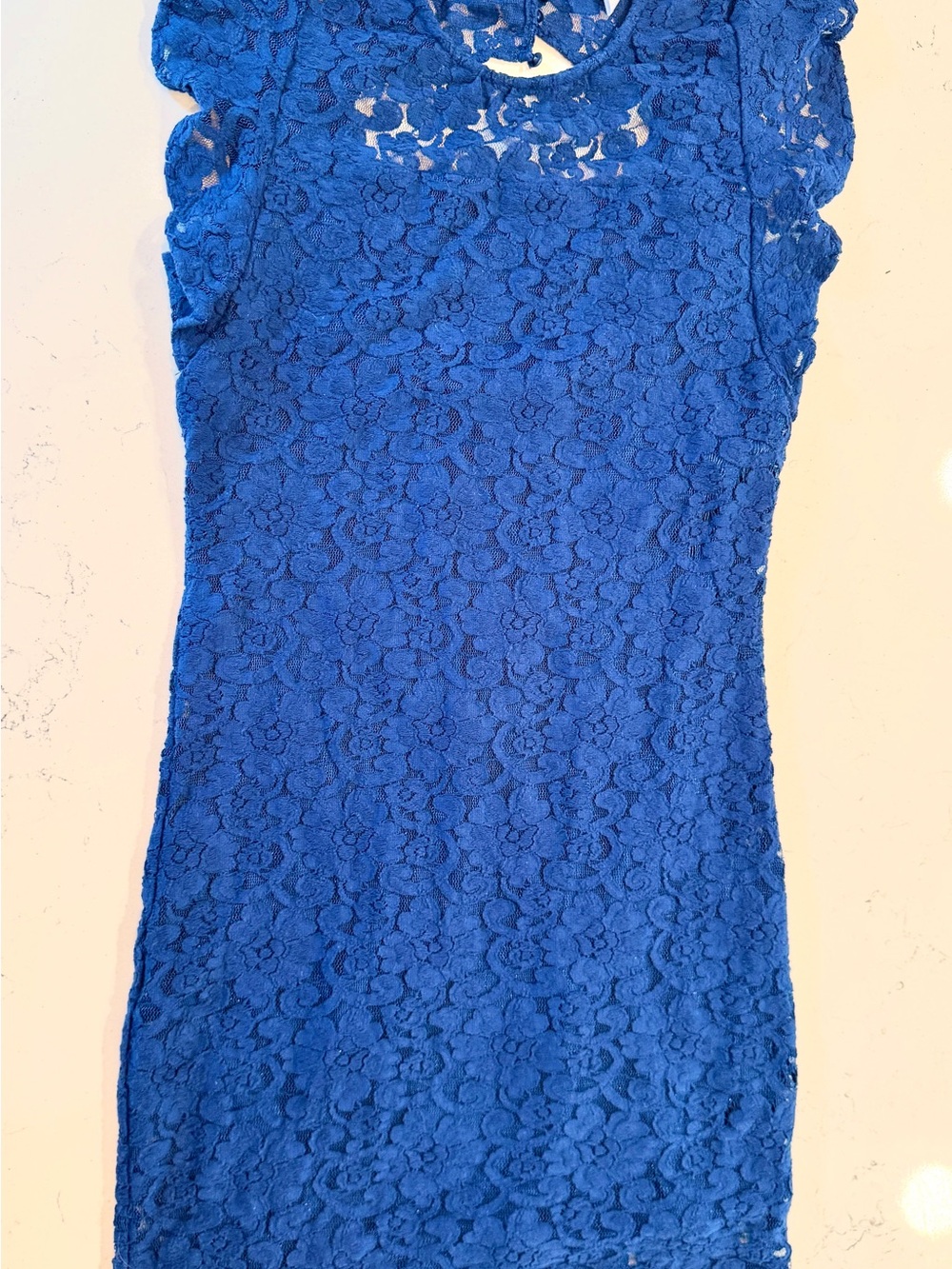 BB Dakota Navy Blue Lace mini Dress